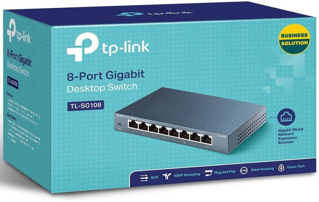 TP-Link TL-SG108 8 Port Gigabit Ethernet Network Switch