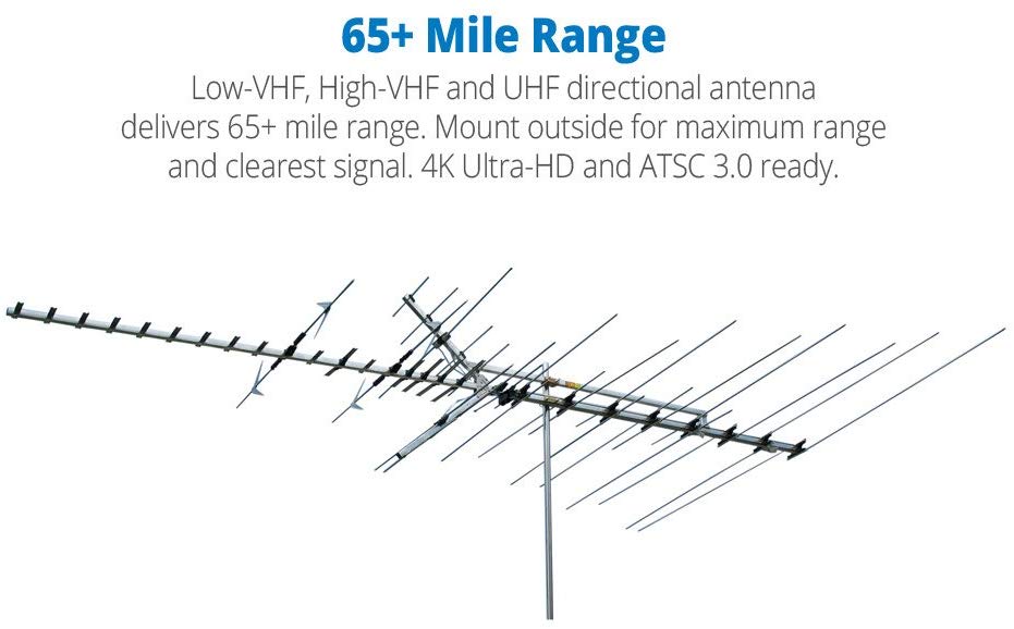  Winegard HD8200U Platinum VHF/UHF HDTV Antenna