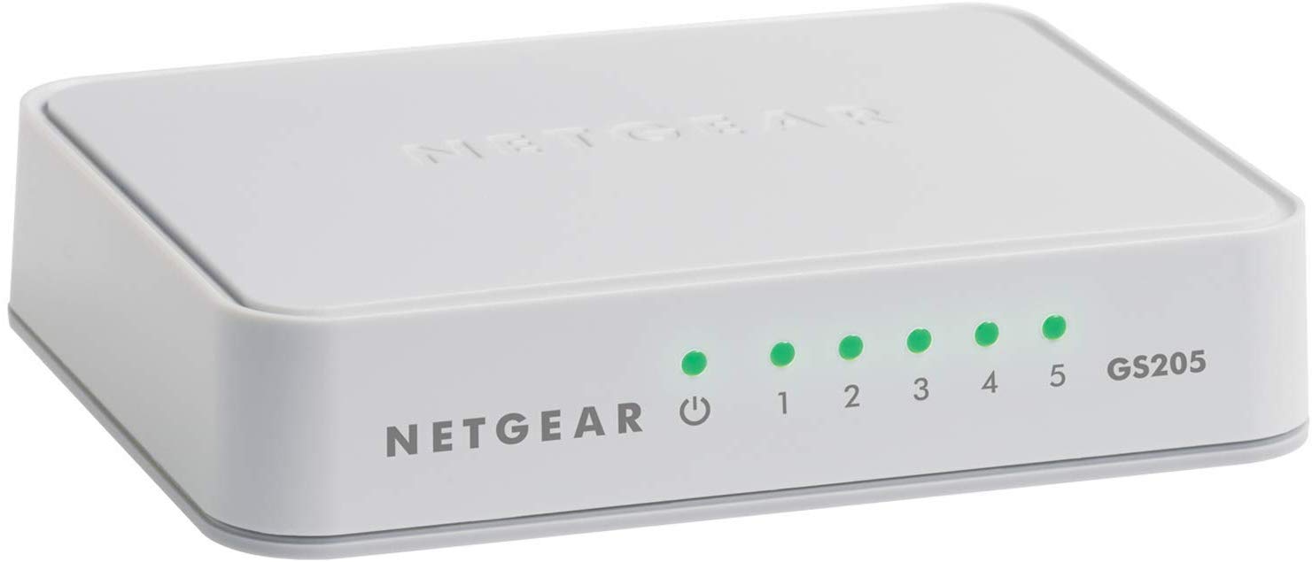 NETGEAR GS205 5-Port Gigabit Ethernet Switch